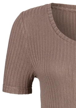 Strandmode|Shirts|LASCANA T-Shirt taupe