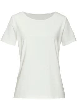 Strandmode|LASCANA T-Shirt hellblau,creme
