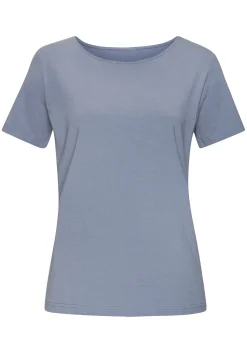 Strandmode|LASCANA T-Shirt hellblau,creme
