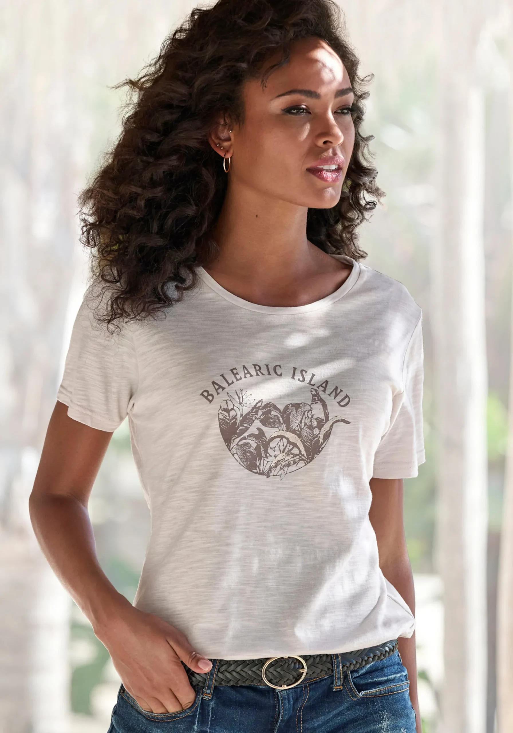 Strandmode|Vivance T-Shirt beige