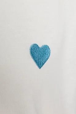 Strandmode|Shirts|LASCANA T-Shirt weiß-blau