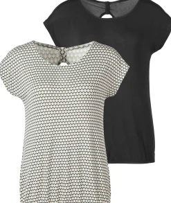 Strandmode|Shirts|Vivance T-Shirt mint,schwarz