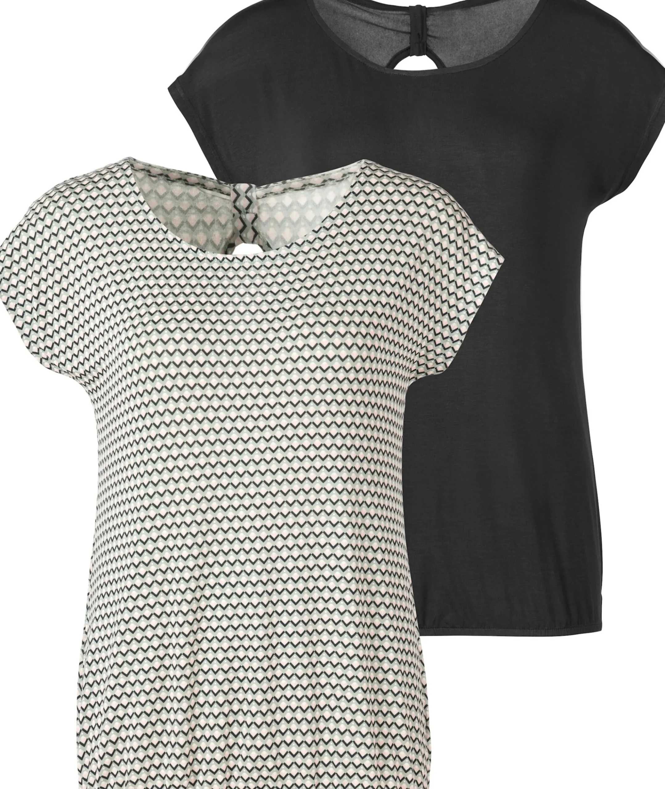 Strandmode|Shirts|Vivance T-Shirt mint,schwarz