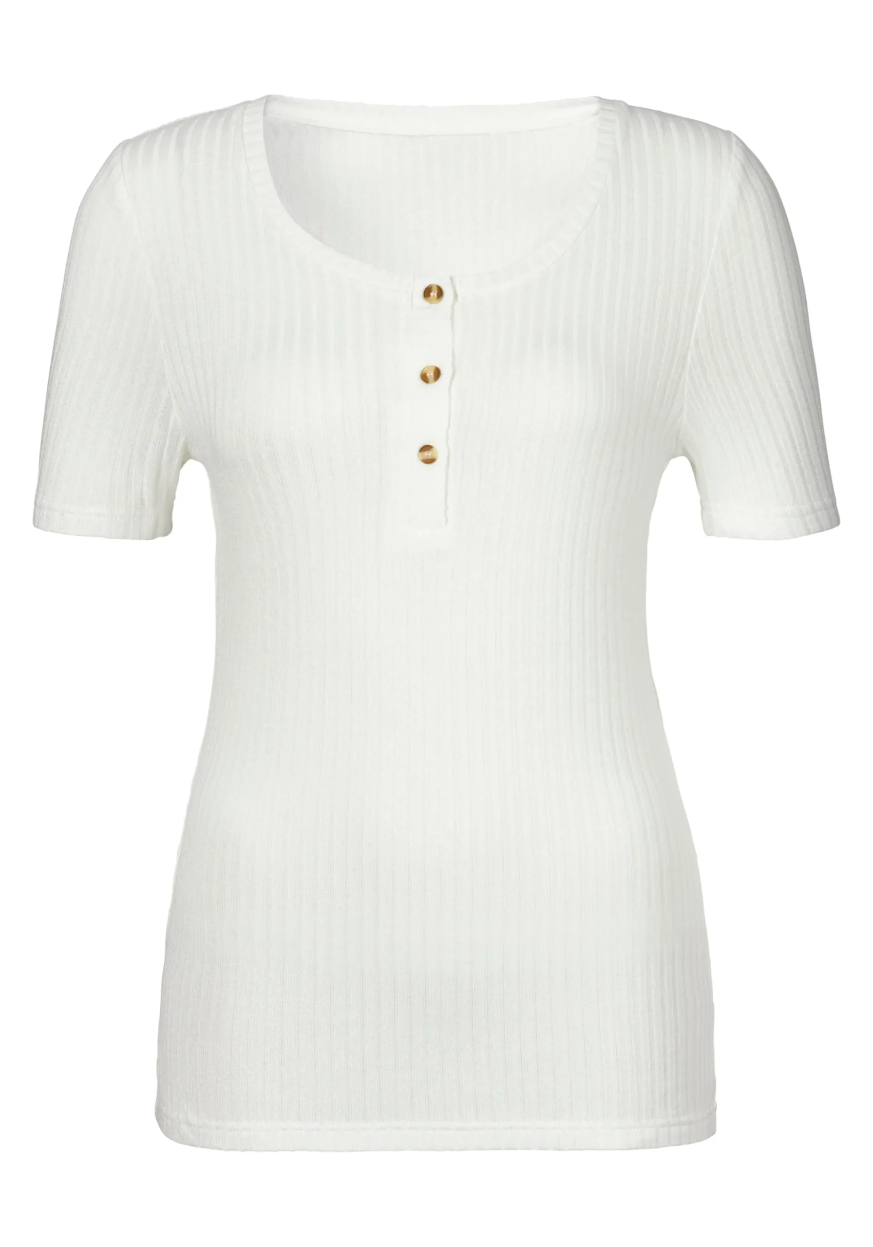 Strandmode|Shirts|LASCANA T-Shirt creme
