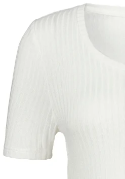 Strandmode|Shirts|LASCANA T-Shirt creme