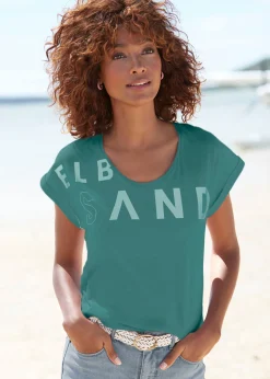 Strandmode|Elbsand T-Shirt petrol