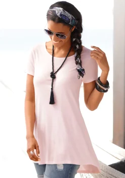 Strandmode|Shirts|LASCANA T-Shirt rosa
