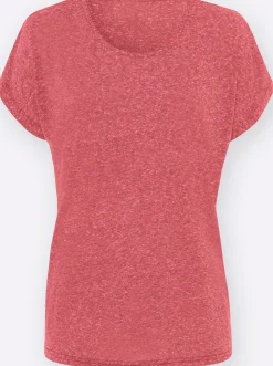 Shirts| T-Shirt in Melange-Optik hummer