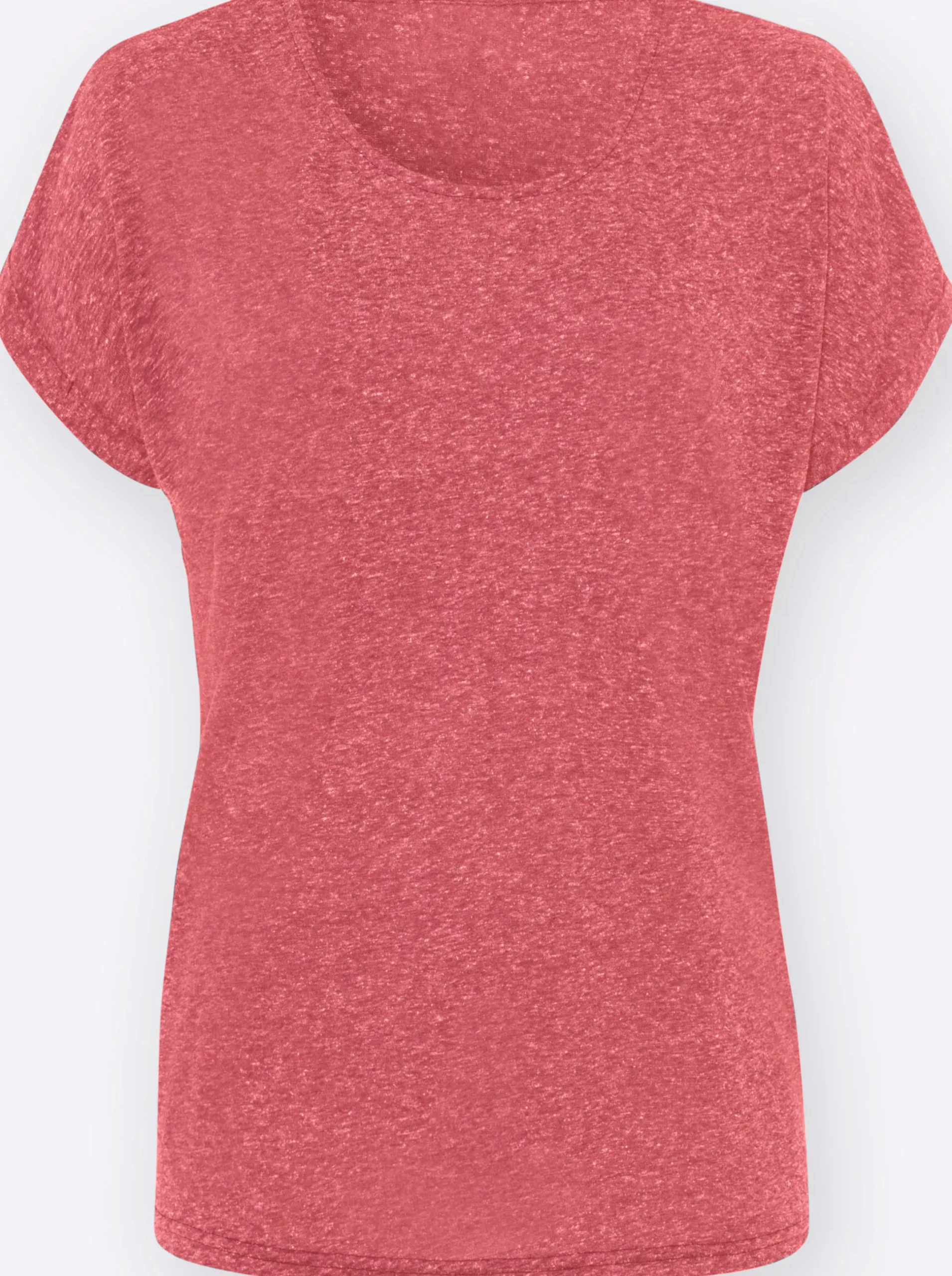Shirts| T-Shirt in Melange-Optik hummer
