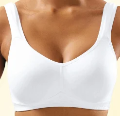 Bhs|Nuance T-Shirt-BH weiß