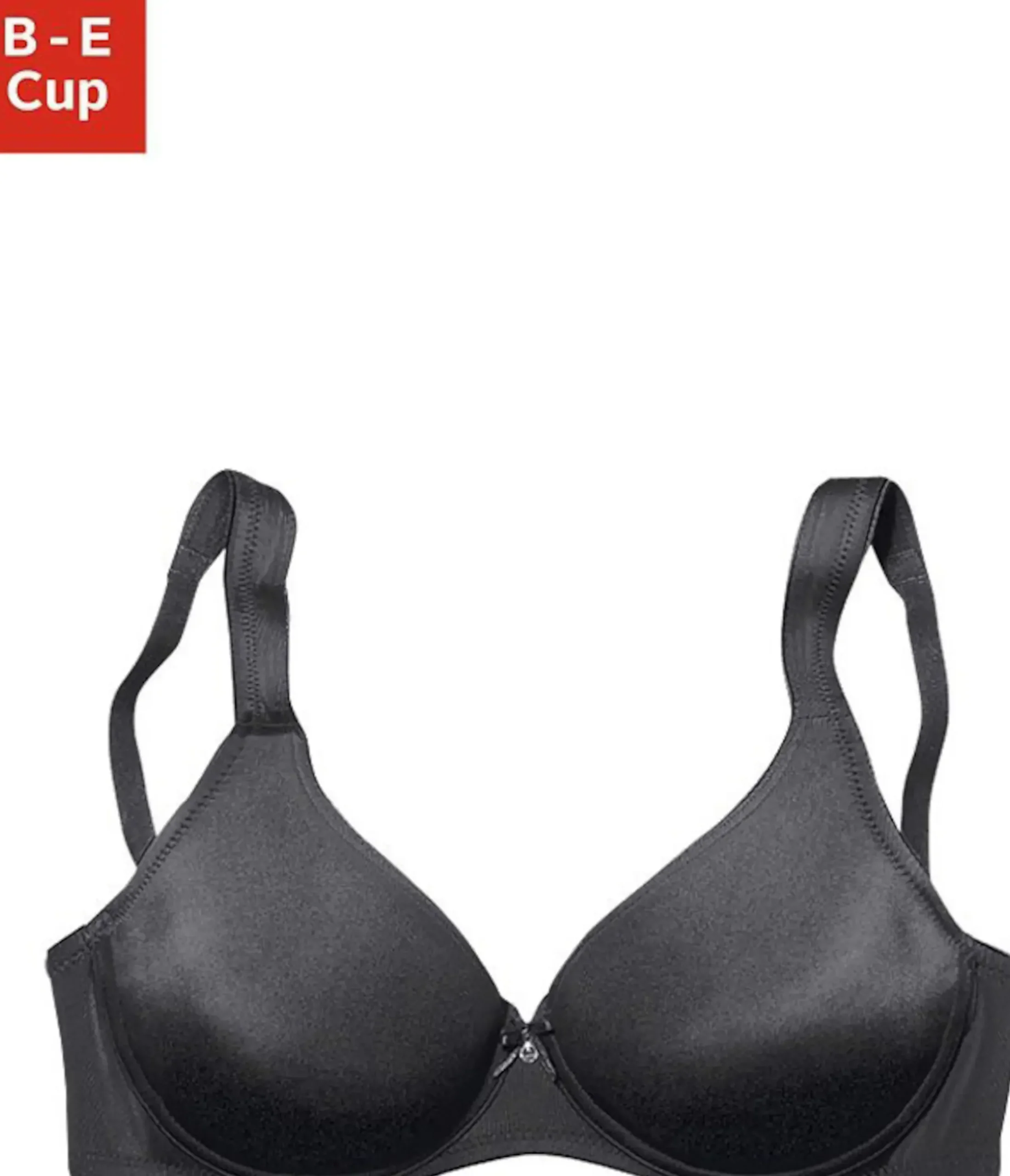 Bhs|LASCANA T-Shirt-BH schwarz