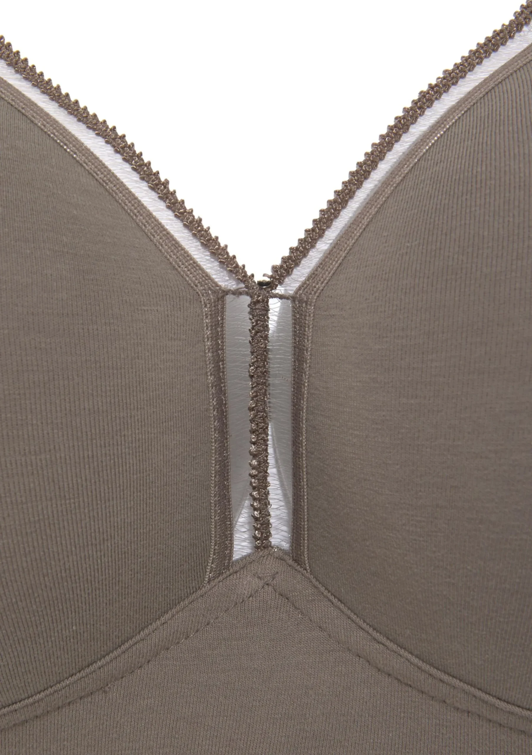 Bhs|petite fleur T-Shirt-BH mocha-mousse+weiß