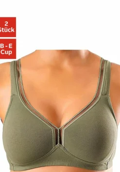 Bhs|petite fleur T-Shirt-BH khaki+weiß