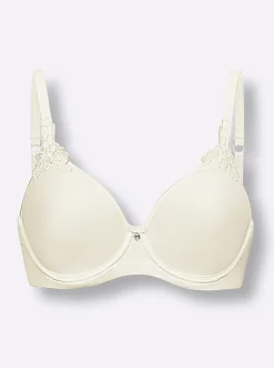 Bhs|Sassa T-Shirt-BH mit Bügel elfenbein