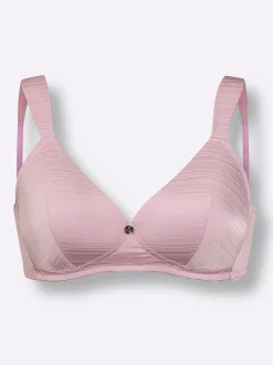 Bhs|wäschepur T-Shirt-BH ohne Bügel mauve