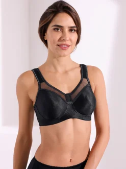 Bhs|Miss Mary T-Shirt-BH ohne Bügel schwarz