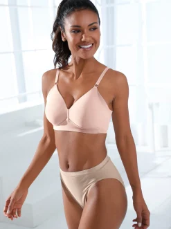 Bhs|Naturana T-Shirt-BH ohne Bügel hellrosé