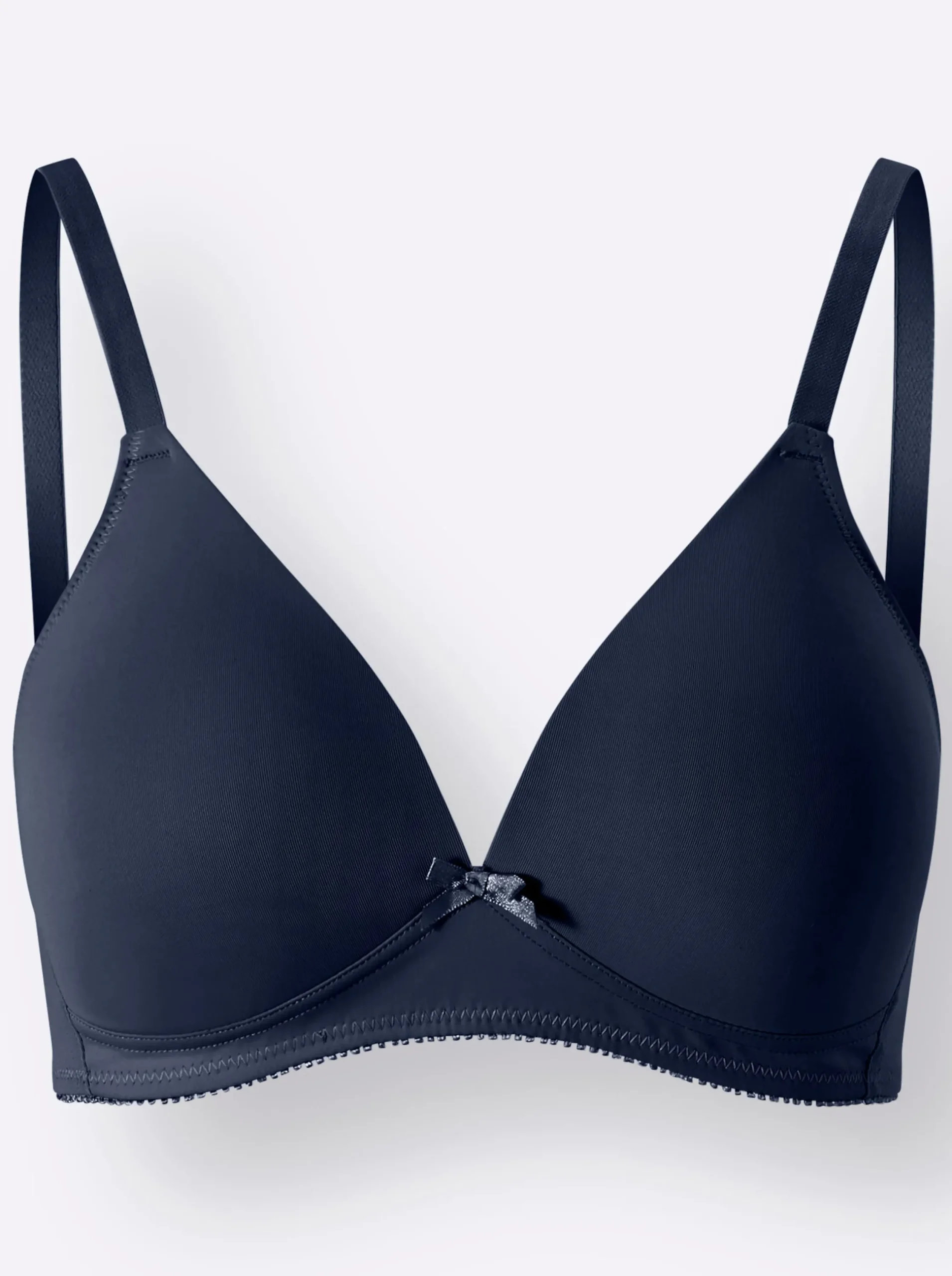 Bhs|Naturana T-Shirt-BH ohne Bügel marine