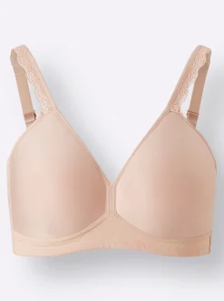 Bhs|Sassa T-Shirt-BH ohne Bügel elfenbein