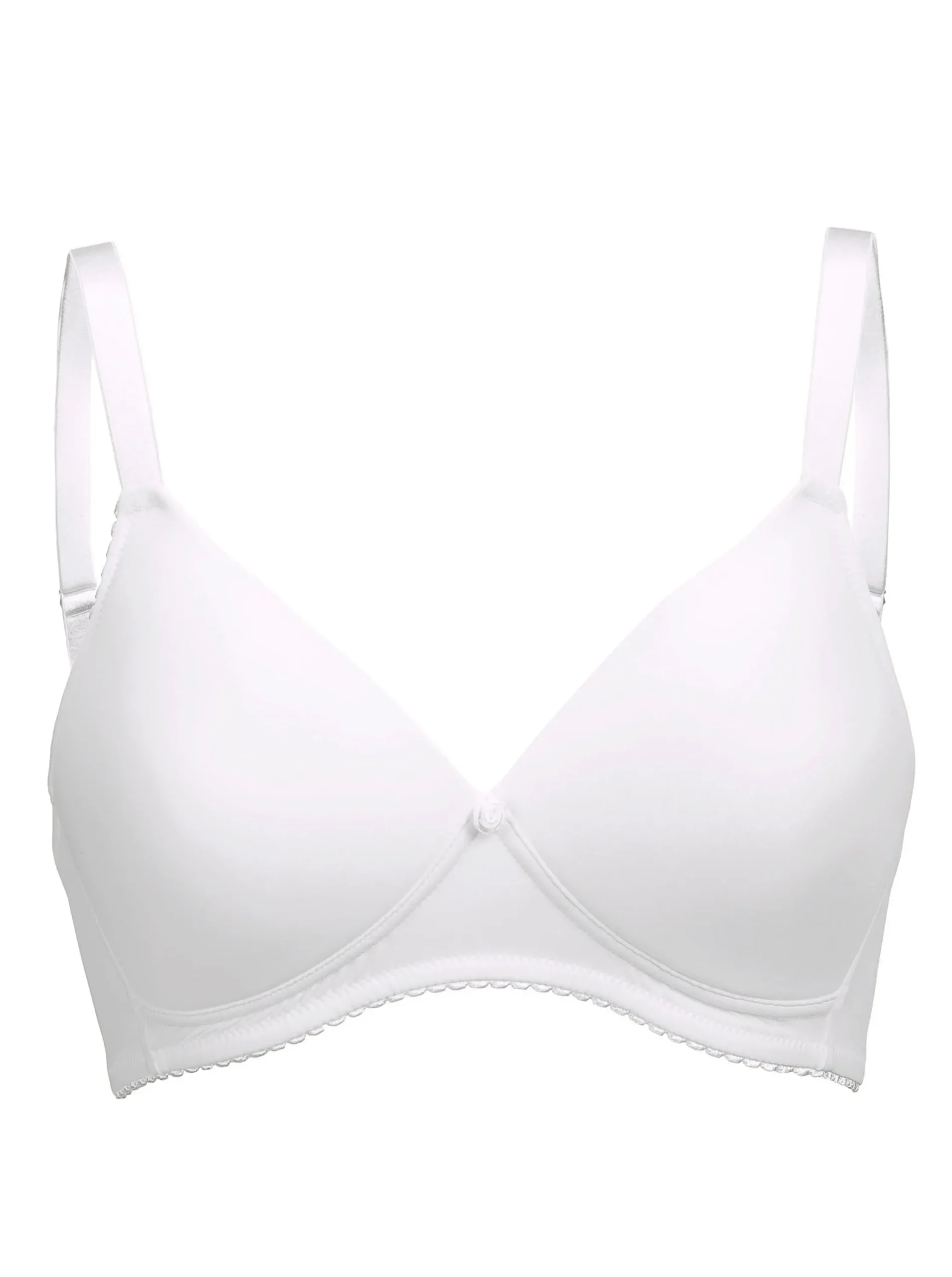 Bhs|wäschepur T-Shirt-BH ohne Bügel weiß+elfenbein
