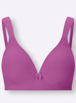 Bhs|Naturana T-Shirt-BH ohne Bügel magenta