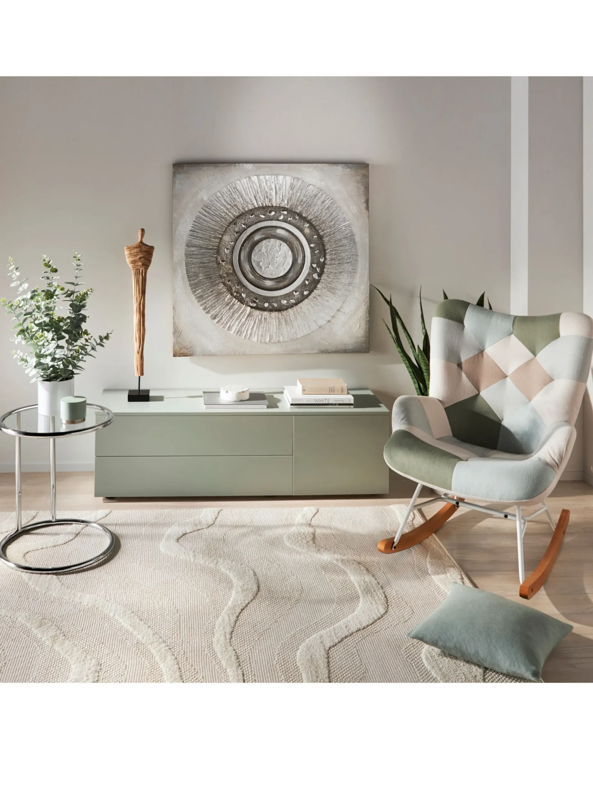 Kommoden|heine home TV-Lowboard salbei
