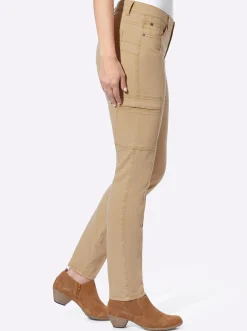 Hosen|heine Twill-Hose camel