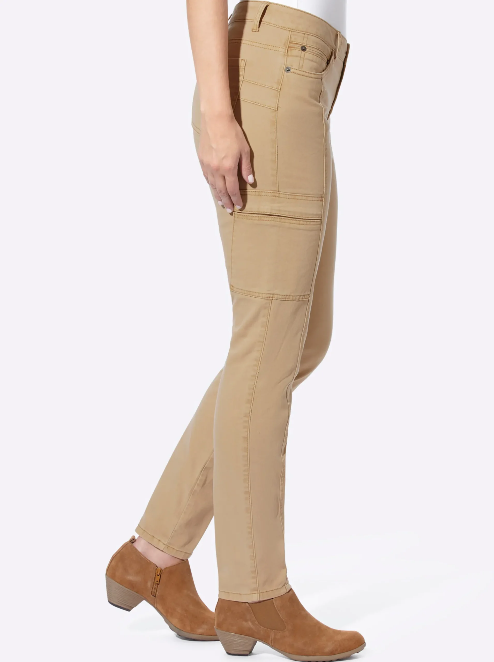 Hosen|heine Twill-Hose camel