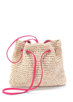 Taschen|LASCANA Umhängetasche beige-pink