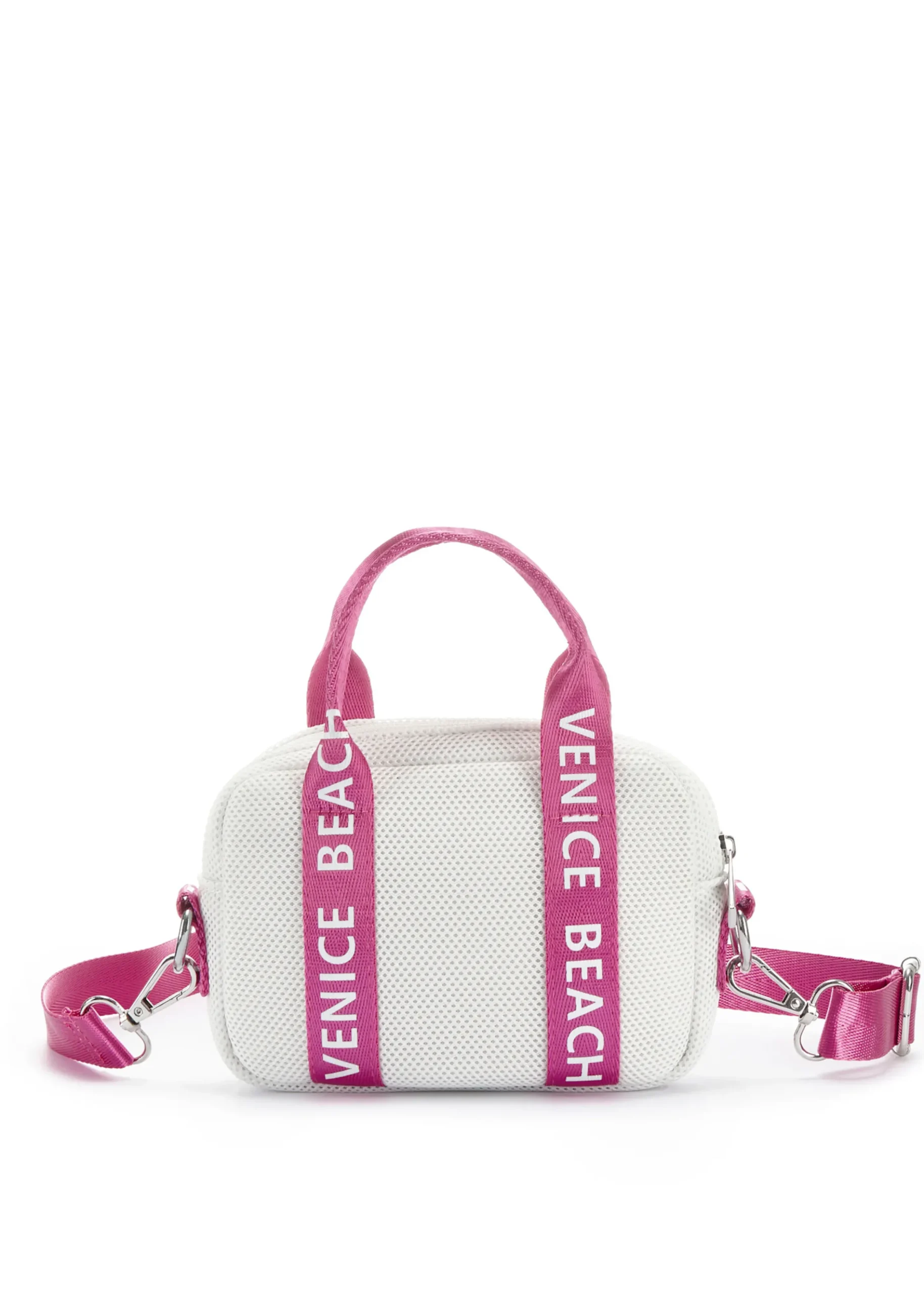 Taschen|Venice Beach Umhängetasche weiß/pink
