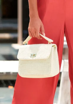 Taschen|Vivance Umhängetasche beige