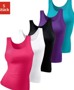 Bodies & Unterhemden|petite fleur Unterhemd pink,weiß,schwarz,lila,türkis