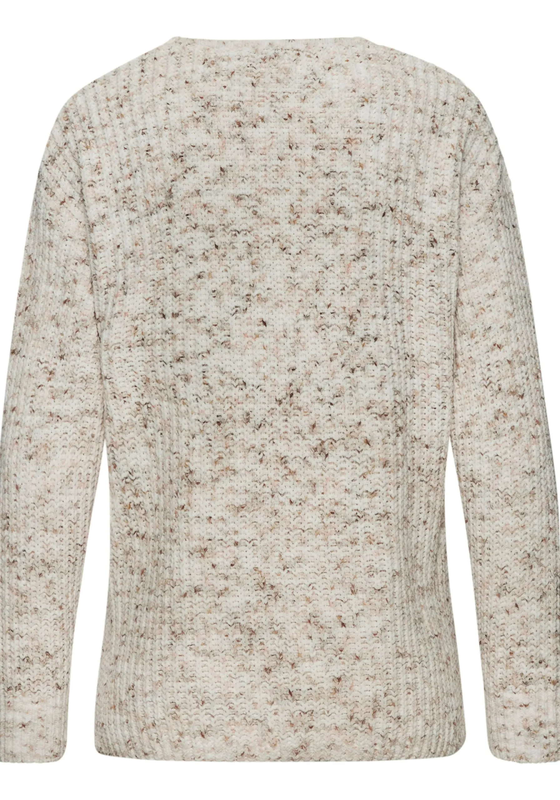 Strandmode|Pullover|Buffalo V-Ausschnitt-Pullover braun-creme