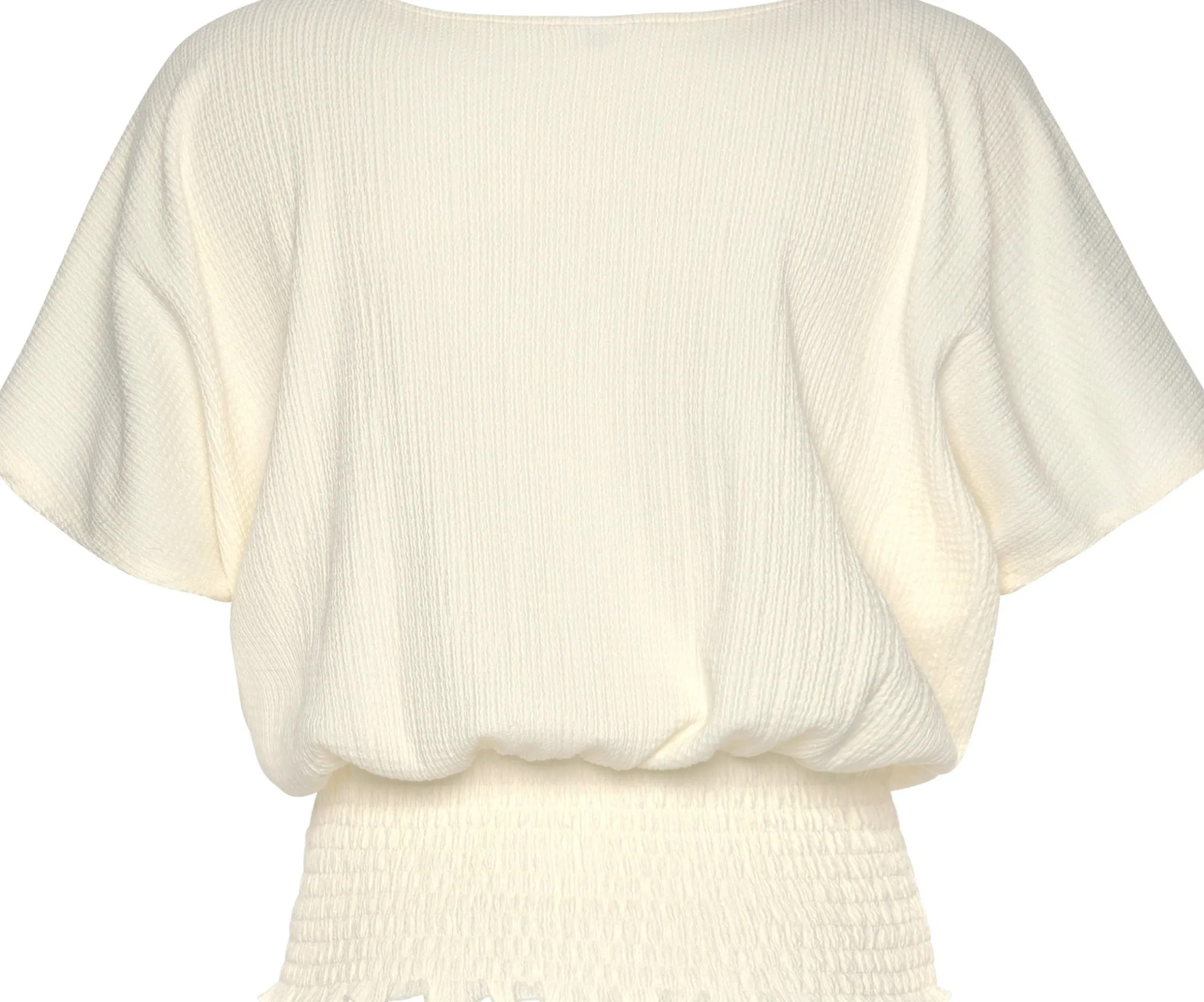 Strandmode|Shirts|LASCANA V-Shirt creme
