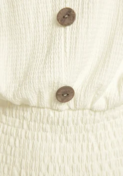 Strandmode|Shirts|LASCANA V-Shirt creme