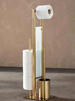 Bad-accessoires|heine home WC-Garnitur goldfarben