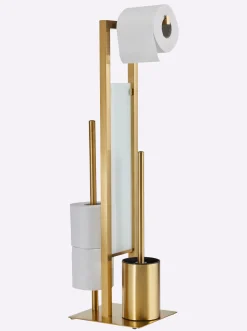 Bad-accessoires|heine home WC-Garnitur goldfarben