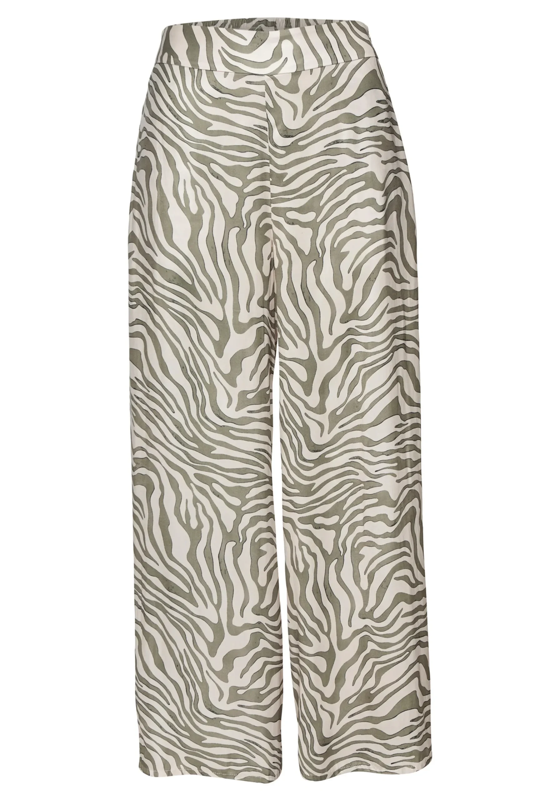 Strandmode|Hosen|LASCANA Webhose khaki-beigebedruckt