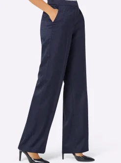 Hosen| Webhose marine-gemustert