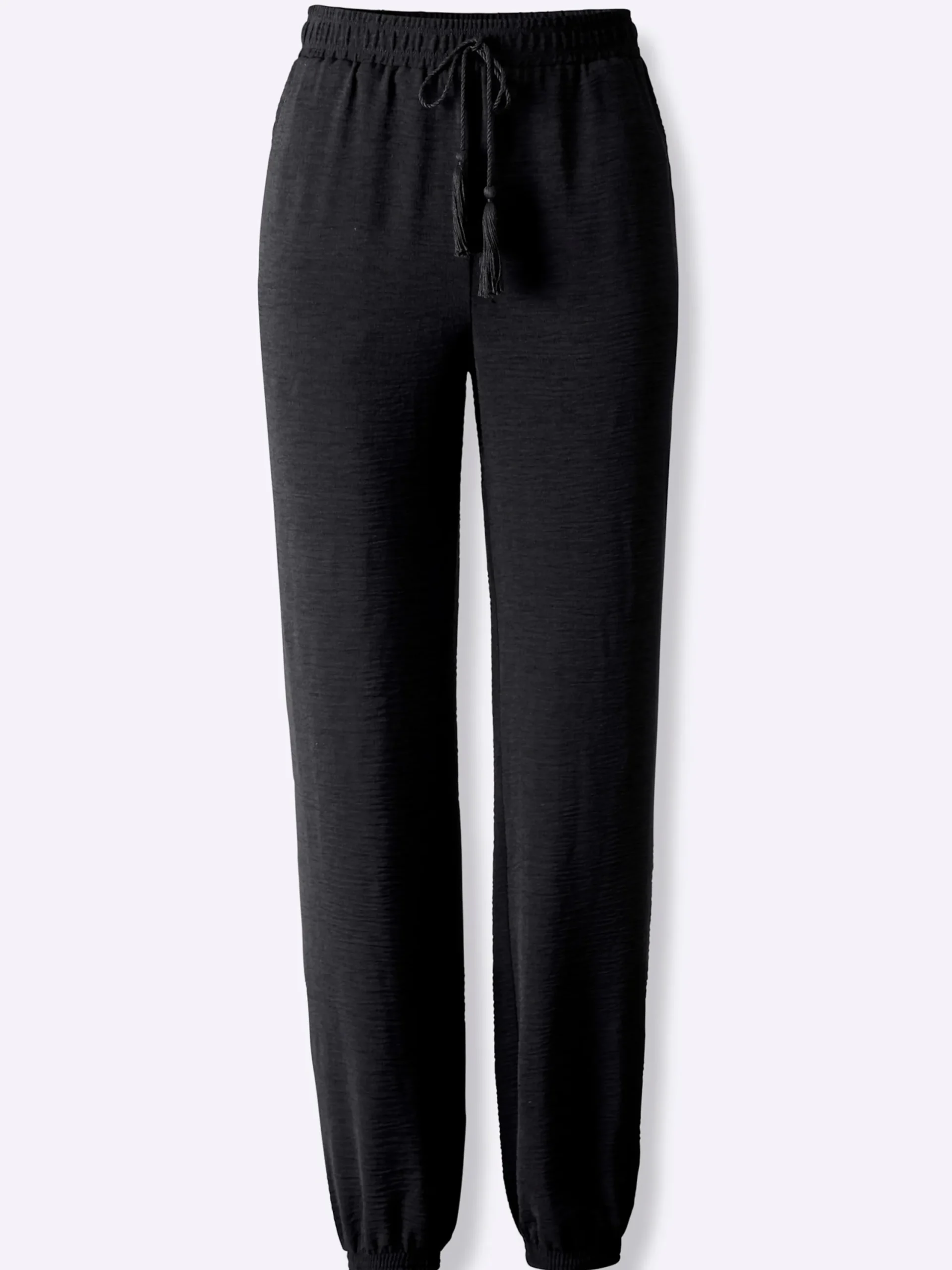 Hosen|heine Webhose in Crinkle-Qualität schwarz