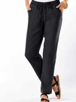 Hosen| Webhose in Schlupfform schwarz