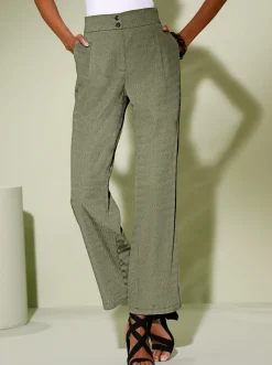 Hosen| Webhose in Struktur-Qualität khaki