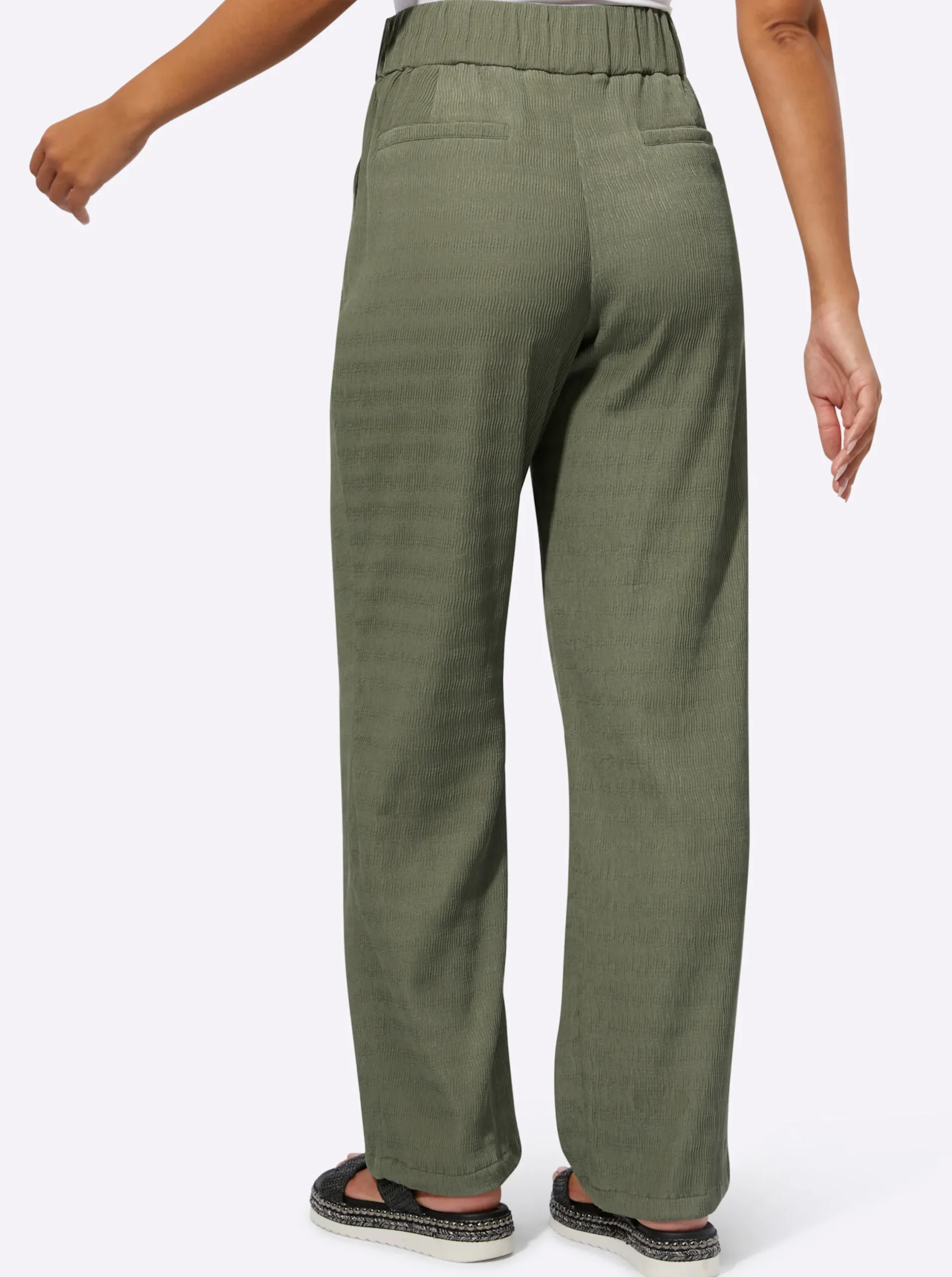 Hosen| Webhose in Struktur-Qualität khaki