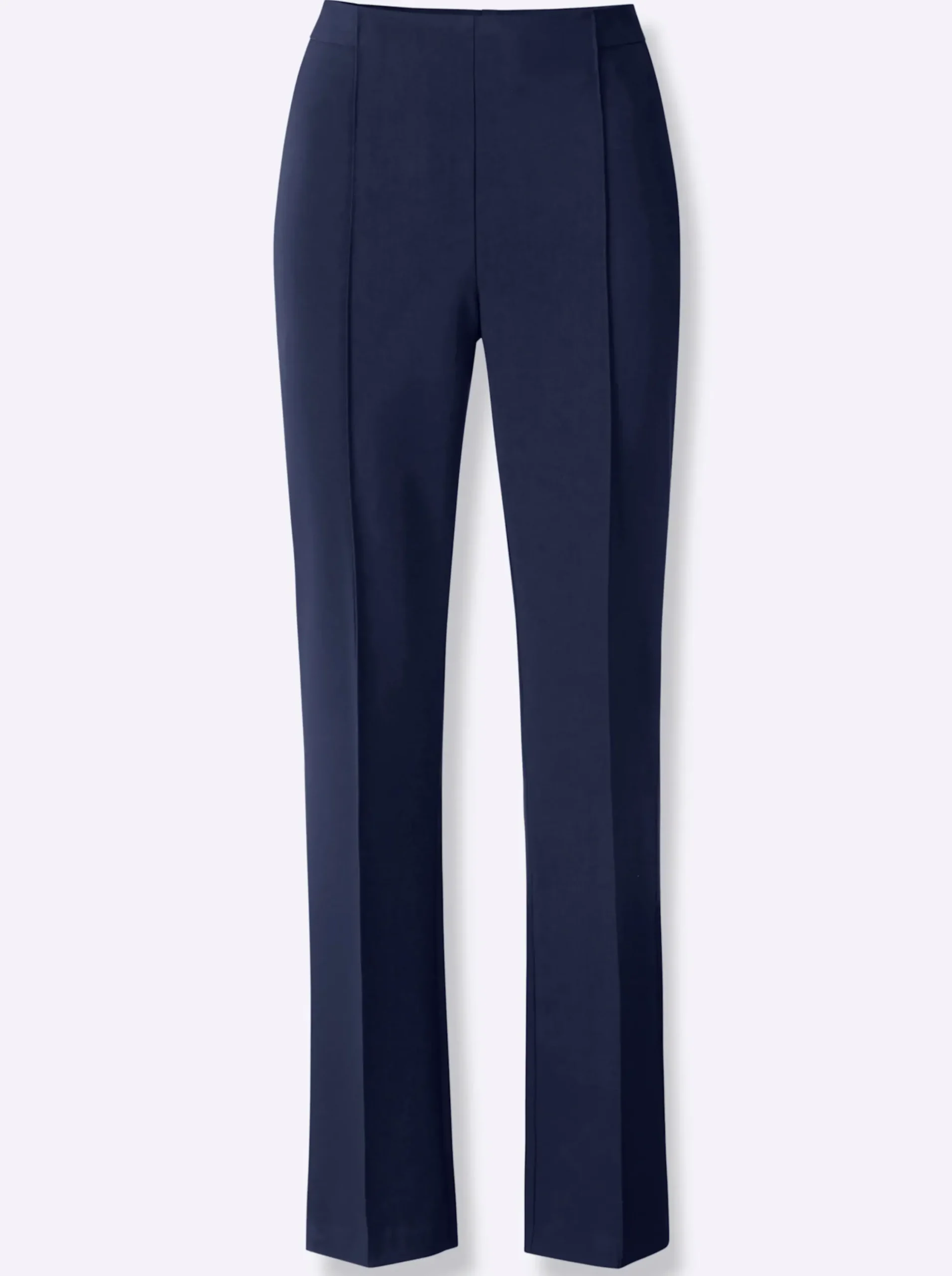 Hosen| Webhose mit weiten Beinen marine