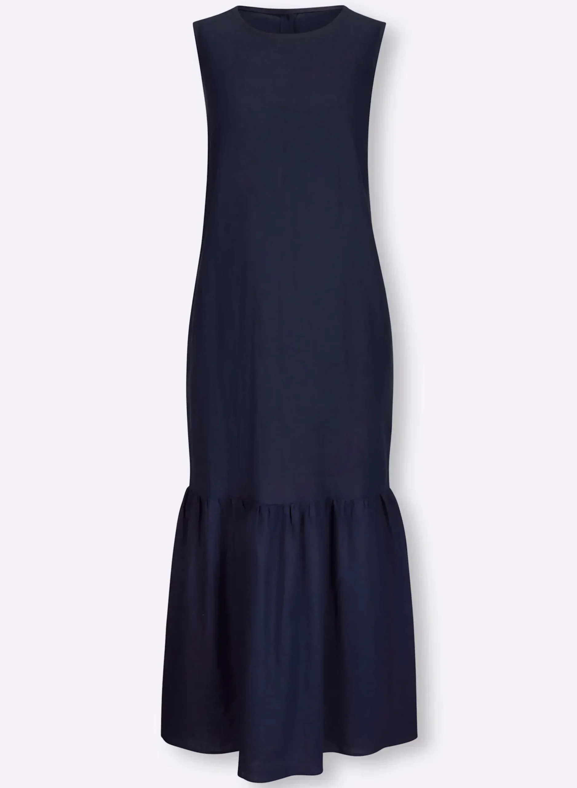 Strandkleider|Kleider|heine Webkleid mit Leinen-Anteil marine