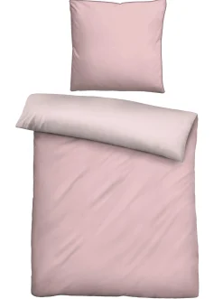 Bettwäsche & Laken|Biberna Wendebettwäsche rosa