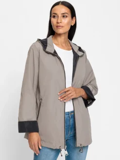Jacken|heine Wendejacke in wasserabweisender Qualität schwarz-taupe