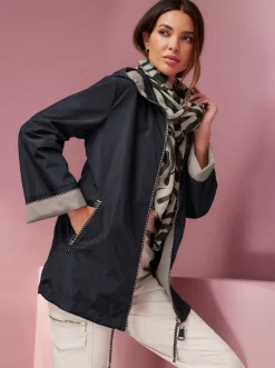 Jacken|heine Wendejacke in wasserabweisender Qualität schwarz-taupe