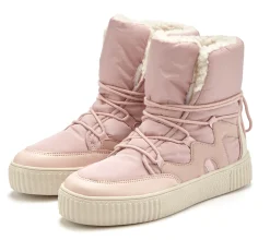 Stiefeletten|Stiefel|LASCANA Winterboots rosé