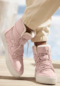 Stiefeletten|Stiefel|LASCANA Winterboots rosé